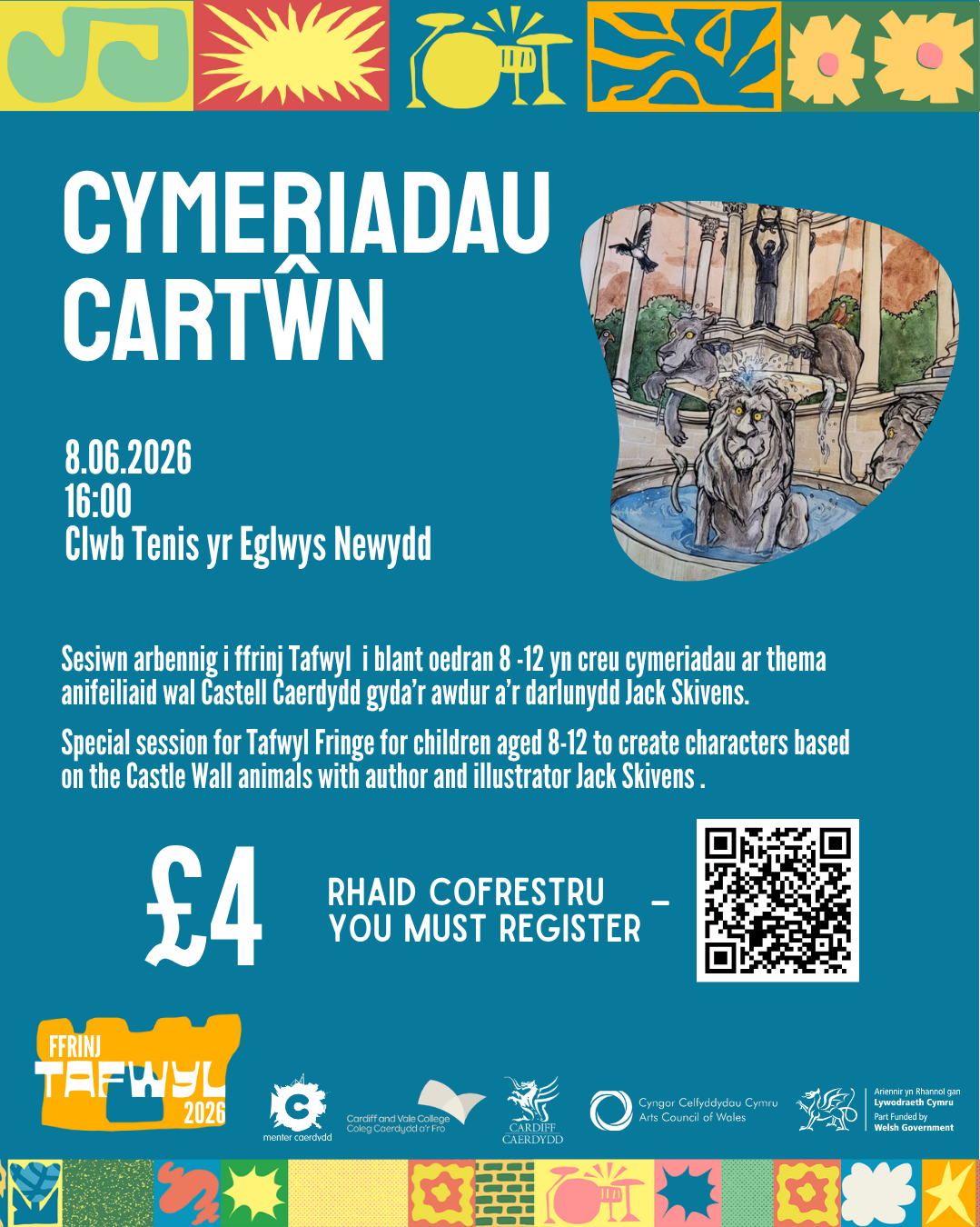 Cymeriadau Cartwn!
